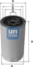 UFI 24.314.00 - Filtro carburante www.autoricambit.com