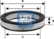 UFI 30.943.00 - Filtro aria www.autoricambit.com