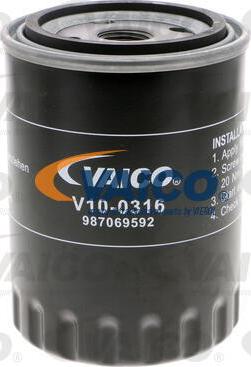 VAICO V10-0316 - Filtro olio www.autoricambit.com