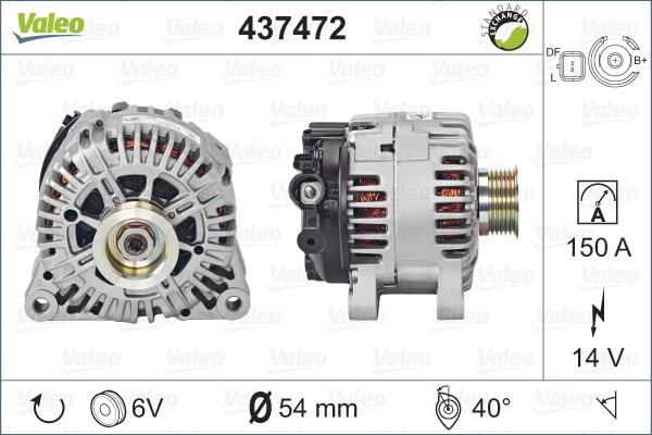 Valeo 437472 - Alternatore www.autoricambit.com