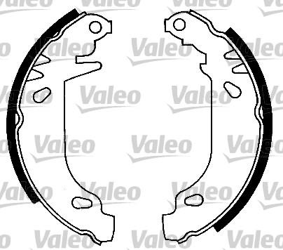 Valeo 553752 - Kit freno, freni a tamburo www.autoricambit.com