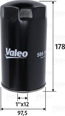 Valeo 586150 - Filtro olio www.autoricambit.com