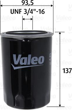 Valeo 586101 - Filtro olio www.autoricambit.com