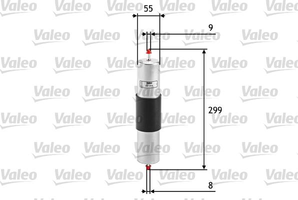 Valeo 587014 - Filtro carburante www.autoricambit.com