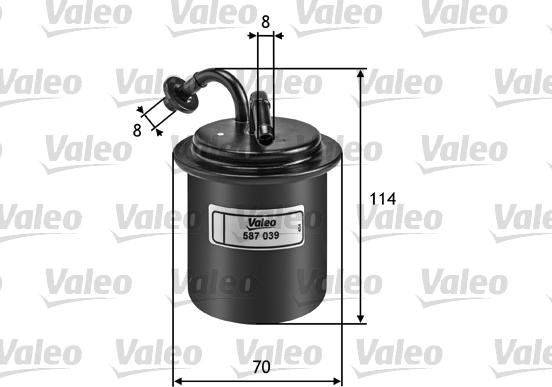 Valeo 587039 - Filtro carburante www.autoricambit.com