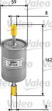 Valeo 587028 - Filtro olio www.autoricambit.com