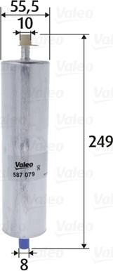 Valeo 587079 - Filtro carburante www.autoricambit.com