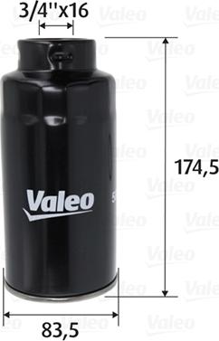 Valeo 587757 - Filtro carburante www.autoricambit.com