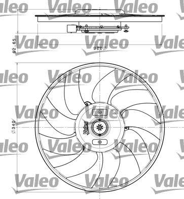 Valeo 696349 - Ventola, Raffreddamento motore www.autoricambit.com