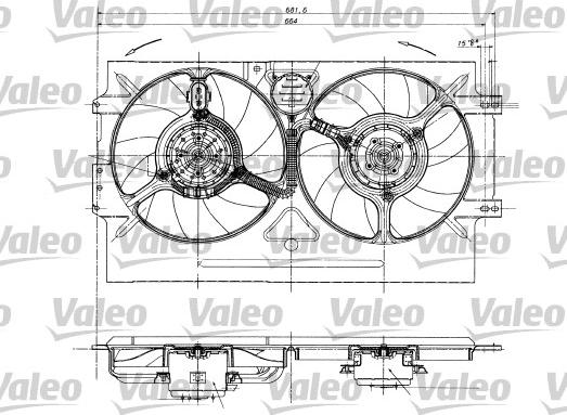 Valeo 698322 - Ventola, Raffreddamento motore www.autoricambit.com