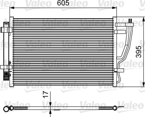 Valeo 814493 - Condensatore, Climatizzatore www.autoricambit.com