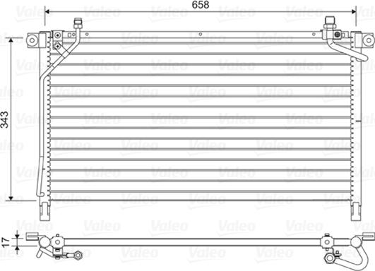 Valeo 814442 - Condensatore, Climatizzatore www.autoricambit.com