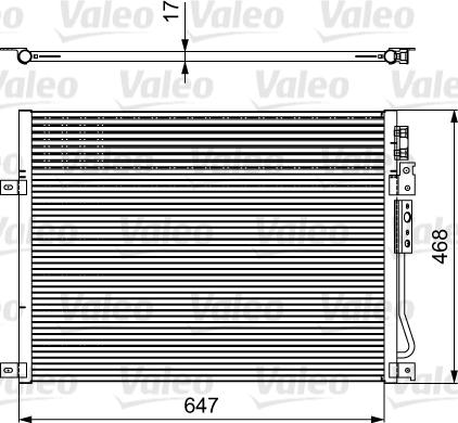 Valeo 814086 - Condensatore, Climatizzatore www.autoricambit.com