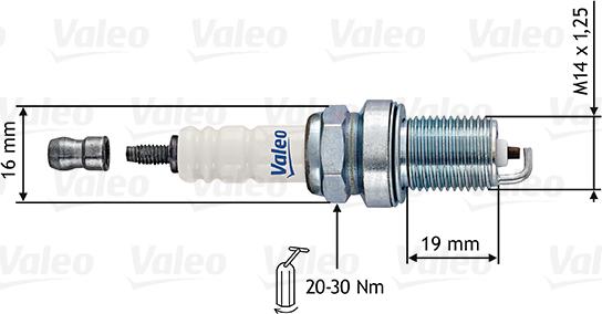 Valeo 246880 - Candela accensione www.autoricambit.com