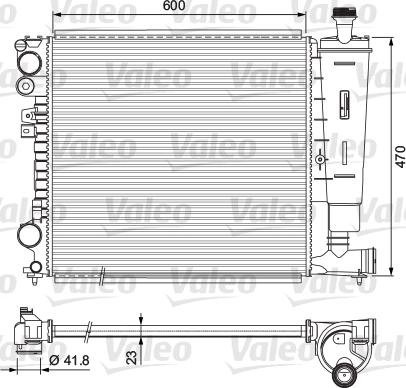 Valeo 231165 - Radiatore, Raffreddamento motore www.autoricambit.com