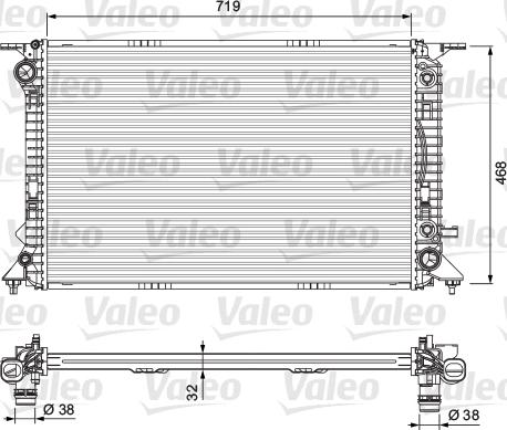 Valeo 701715 - Radiatore, Raffreddamento motore www.autoricambit.com