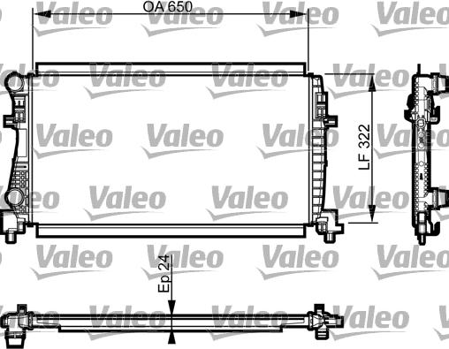 Valeo 735557 - Radiatore, Raffreddamento motore www.autoricambit.com