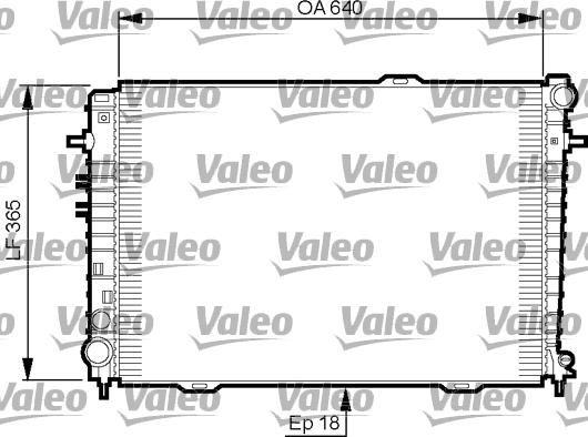 Valeo 735500 - Radiatore, Raffreddamento motore www.autoricambit.com