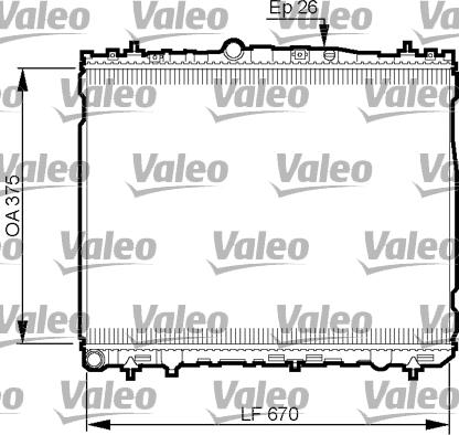 Valeo 735514 - Radiatore, Raffreddamento motore www.autoricambit.com