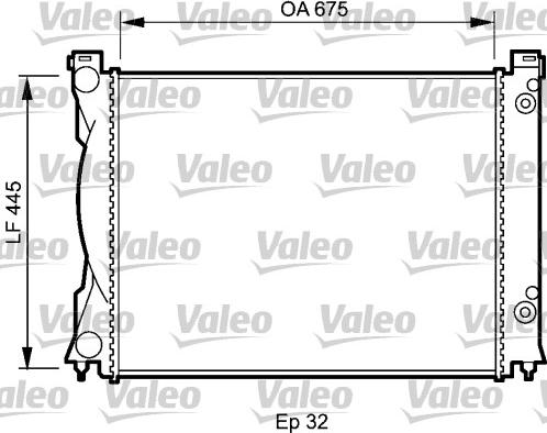 Valeo 735026 - Radiatore, Raffreddamento motore www.autoricambit.com