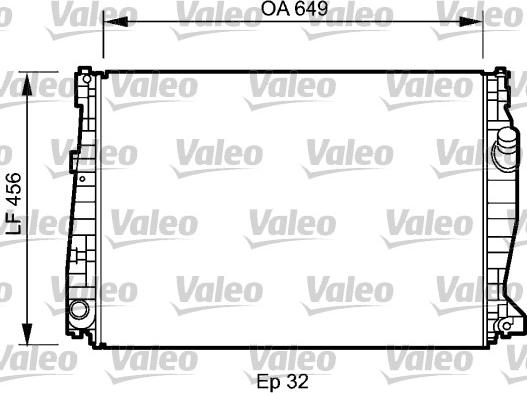 Valeo 735021 - Radiatore, Raffreddamento motore www.autoricambit.com