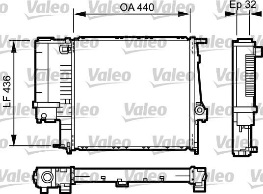 Valeo 731511 - Radiatore, Raffreddamento motore www.autoricambit.com