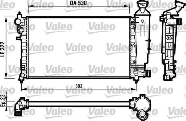 Valeo 731526 - Radiatore, Raffreddamento motore www.autoricambit.com