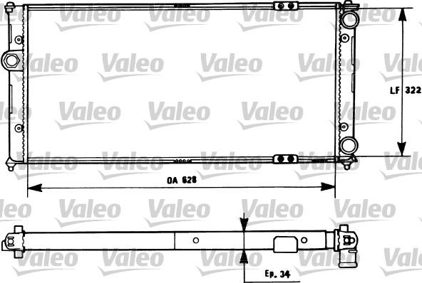 Valeo 731266 - Radiatore, Raffreddamento motore www.autoricambit.com