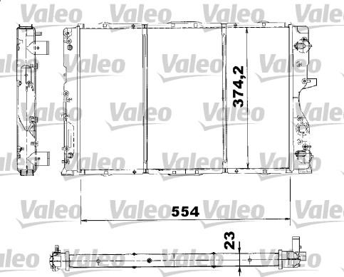 Valeo 732745 - Radiatore, Raffreddamento motore www.autoricambit.com