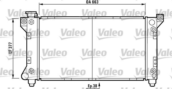 Valeo 732778 - Radiatore, Raffreddamento motore www.autoricambit.com