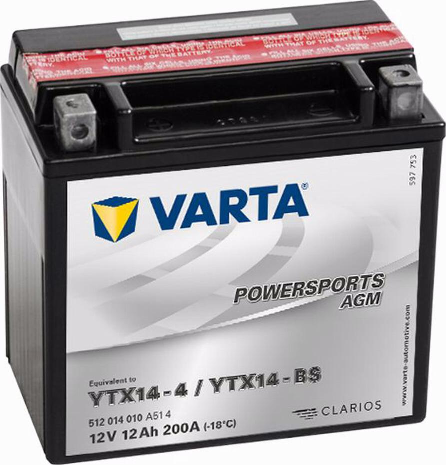 Varta 512014010 - Batteria avviamento www.autoricambit.com