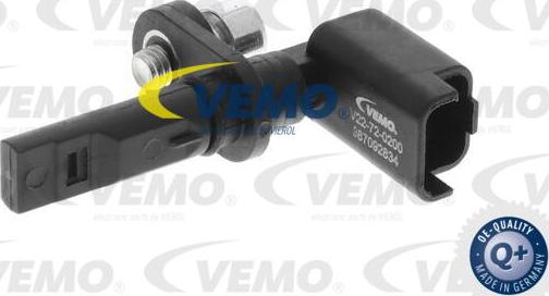 Vemo V22-72-0200 - Sensore, N° giri ruota www.autoricambit.com
