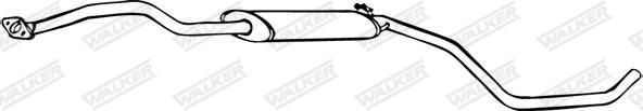 Walker 17714 - Silenziatore centrale www.autoricambit.com