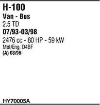 Walker HY70005A - Impianto gas scarico www.autoricambit.com