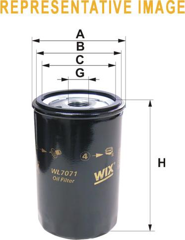 WIX Filters WL7182 - Filtro olio www.autoricambit.com