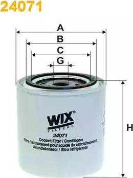 WIX Filters 24071 - Filtro refrigerante www.autoricambit.com