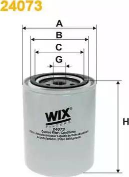 WIX Filters 24073 - Filtro refrigerante www.autoricambit.com