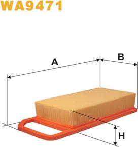 WIX Filters WA9471 - Filtro aria www.autoricambit.com