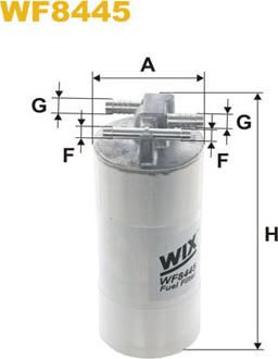 WIX Filters WF8445 - Filtro carburante www.autoricambit.com