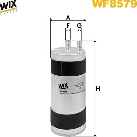 WIX Filters WF8579 - Filtro carburante www.autoricambit.com