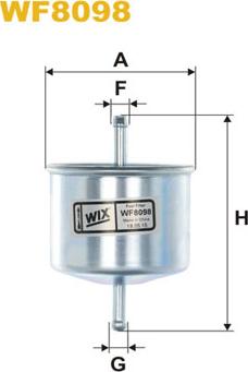 WIX Filters WF8098 - Filtro carburante www.autoricambit.com