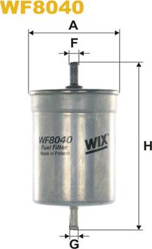 WIX Filters WF8040 - Filtro carburante www.autoricambit.com