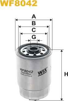 WIX Filters WF8042 - Filtro carburante www.autoricambit.com