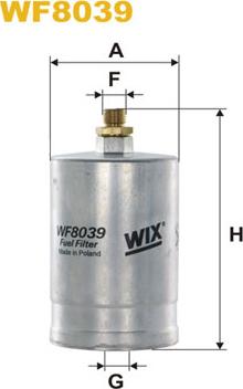 WIX Filters WF8039 - Filtro carburante www.autoricambit.com