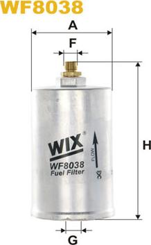 WIX Filters WF8038 - Filtro carburante www.autoricambit.com