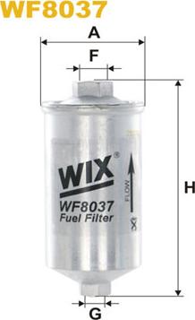 WIX Filters WF8037 - Filtro carburante www.autoricambit.com
