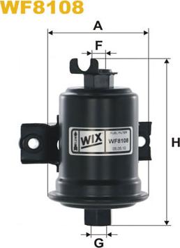 WIX Filters WF8108 - Filtro carburante www.autoricambit.com