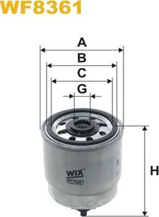 WIX Filters WF8361 - Filtro carburante www.autoricambit.com