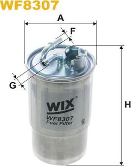 WIX Filters WF8307 - Filtro carburante www.autoricambit.com
