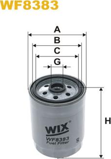 WIX Filters WF8383 - Filtro carburante www.autoricambit.com